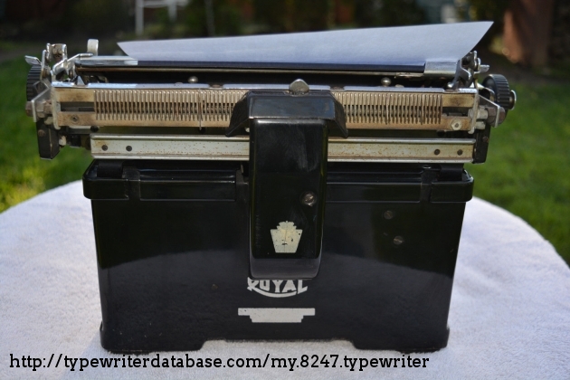 1937 Royal KHM on the Typewriter Database