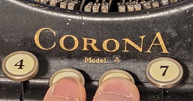 Corona Model A decal