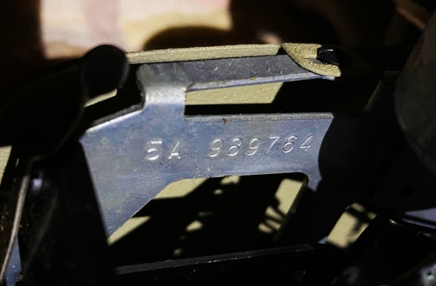 Smith Corona "Sterling"  serial number location...