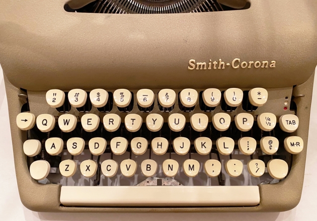 Smith Corona "Sterling"  from the keyboard.....