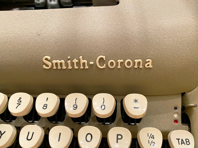 Smith Corona "Sterling"  from the maker logo  on the front.....