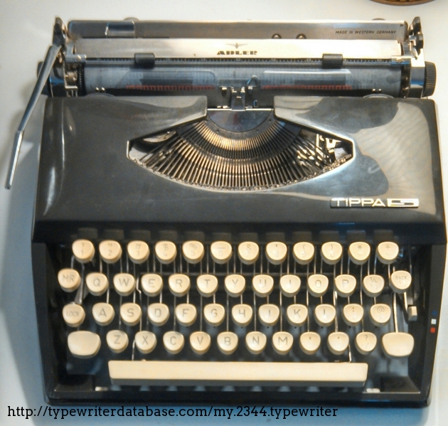 1968 Adler Tippa S on the Typewriter Database