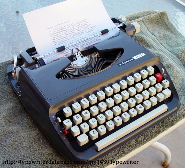 1968 Montgomery Ward Signature 440T on the Typewriter Database