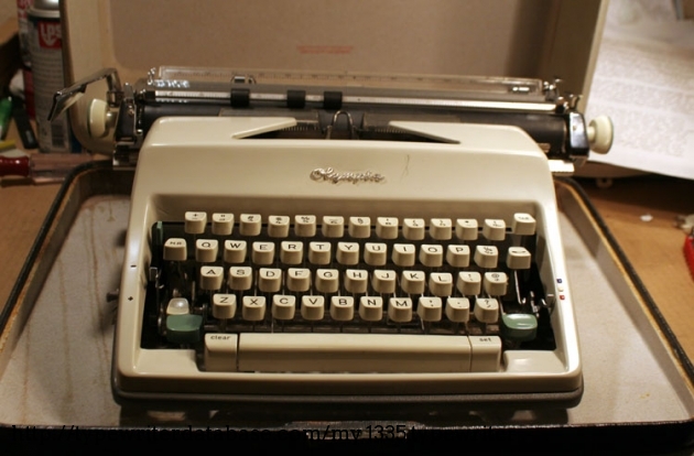 1965 Olympia SM9 on the Typewriter Database