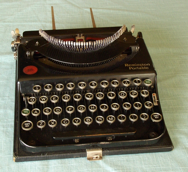 remington typing book