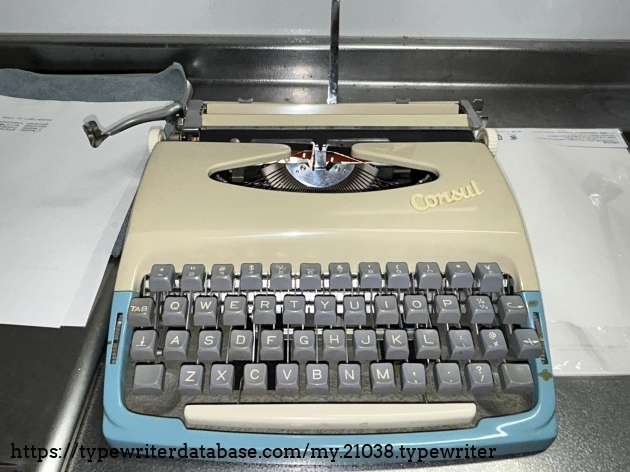 1966 Consul 233 on the Typewriter Database