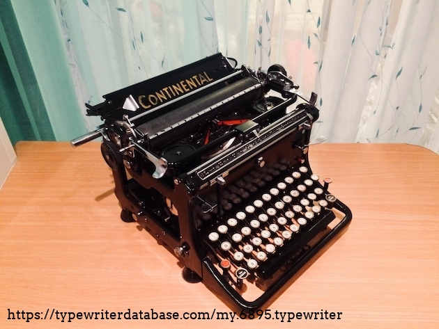 continental standard typwriter