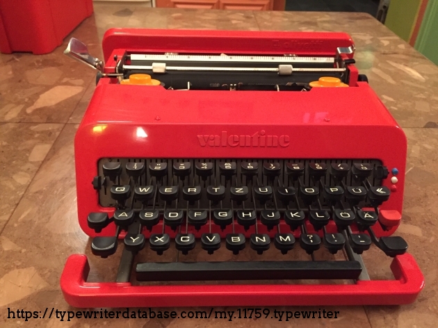 1970 Olivetti Valentine on the Typewriter Database