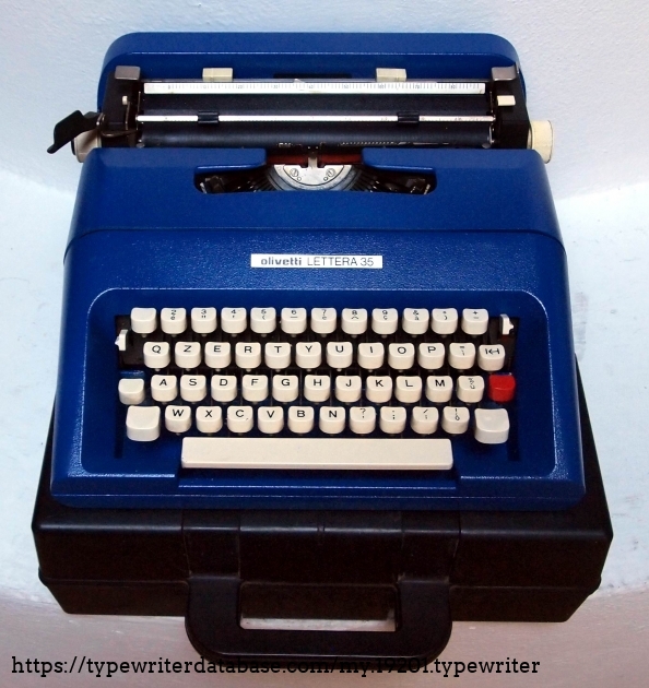 197x Olivetti Lettera 35 on the Typewriter Database