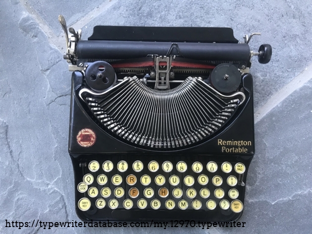 1925 Remington Portable on the Typewriter Database