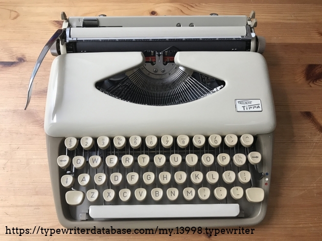 1964 Triumph Tippa on the Typewriter Database