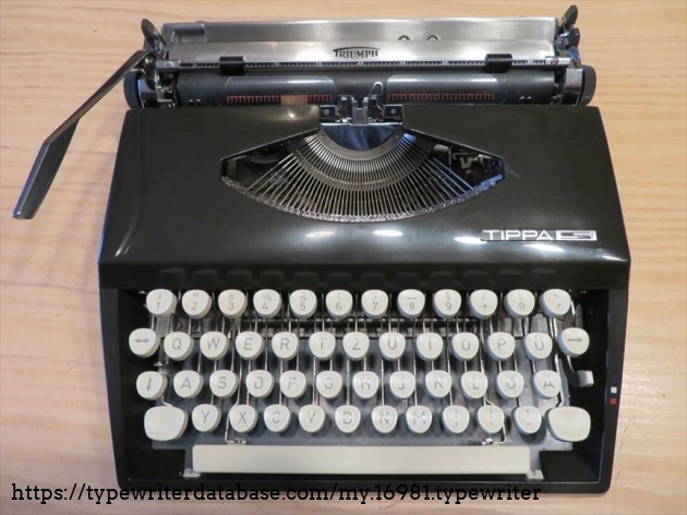 1969 Triumph Tippa S on the Typewriter Database