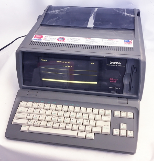 1982 Brother WP-2600Q on the Typewriter Database