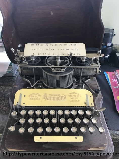 1908 Hammond 12 On The Typewriter Database