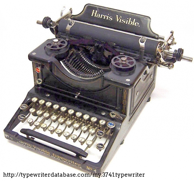 1911 Harris 4 on the Typewriter Database