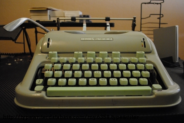 1965 Hermes 3000 On The Typewriter Database