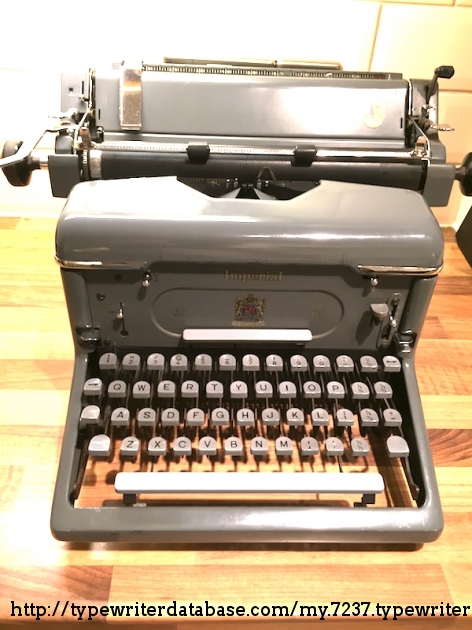 1953 Imperial 65 on the Typewriter Database