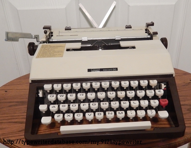 1974 Montgomery Ward (Olivetti) Escort 66 on the Typewriter Database