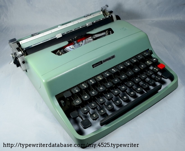 1974 Olivetti Lettera 32 on the Typewriter Database