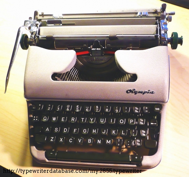 1959 Olympia SM4 on the Typewriter Database