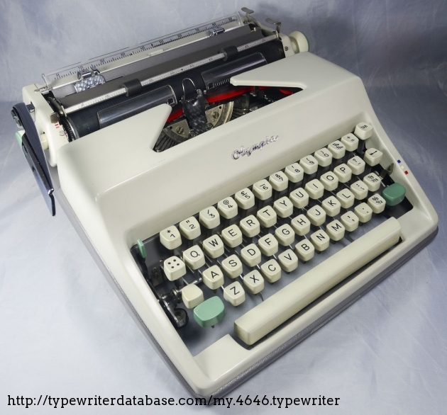 1965 Olympia SM8 on the Typewriter Database