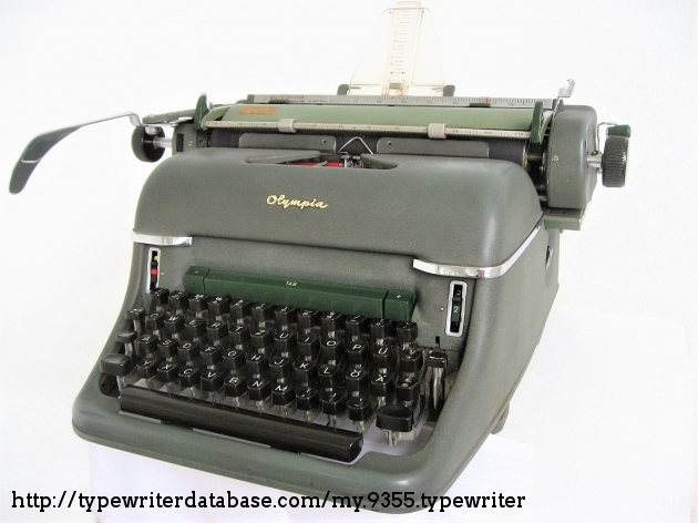 1956 Olympia SG1 N on the Typewriter Database