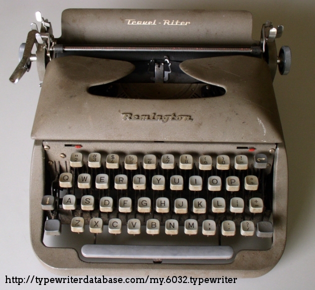 1960 Remington Travel-Riter on the Typewriter Database