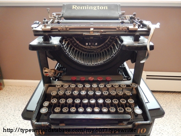 1918 Remington 10 on the Typewriter Database