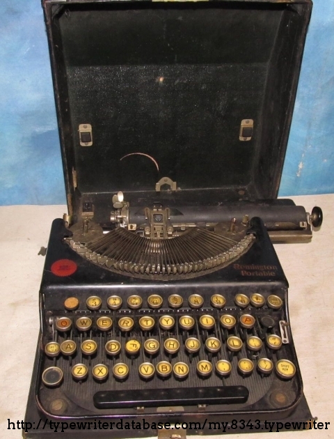 1922 Remington Portable on the Typewriter Database