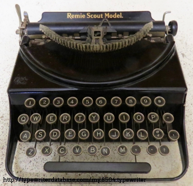 1932 Remington Remie Scout Model on the Typewriter Database