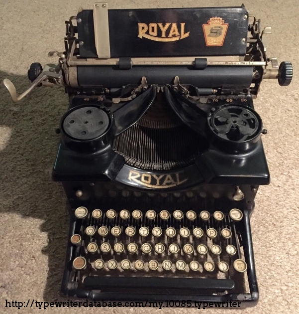 1920 Royal 10 on the Typewriter Database