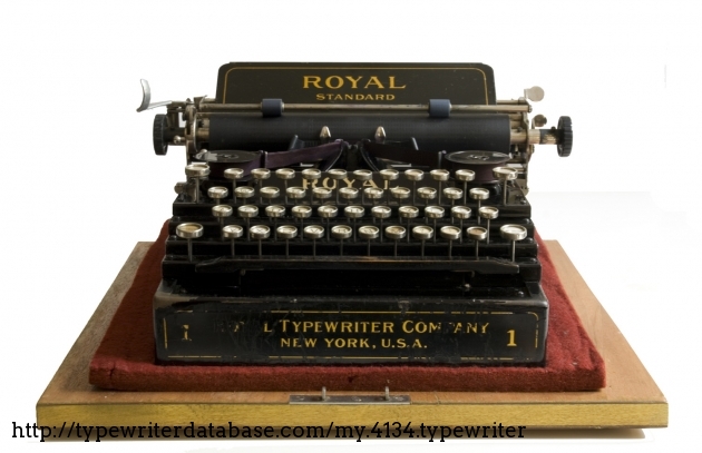 1911 Royal 1 on the Typewriter Database