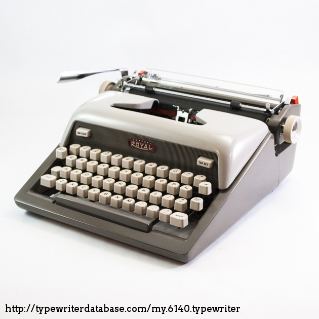 1958 Royal Futura 800 on the Typewriter Database