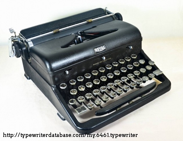 1940 Royal Arrow on the Typewriter Database