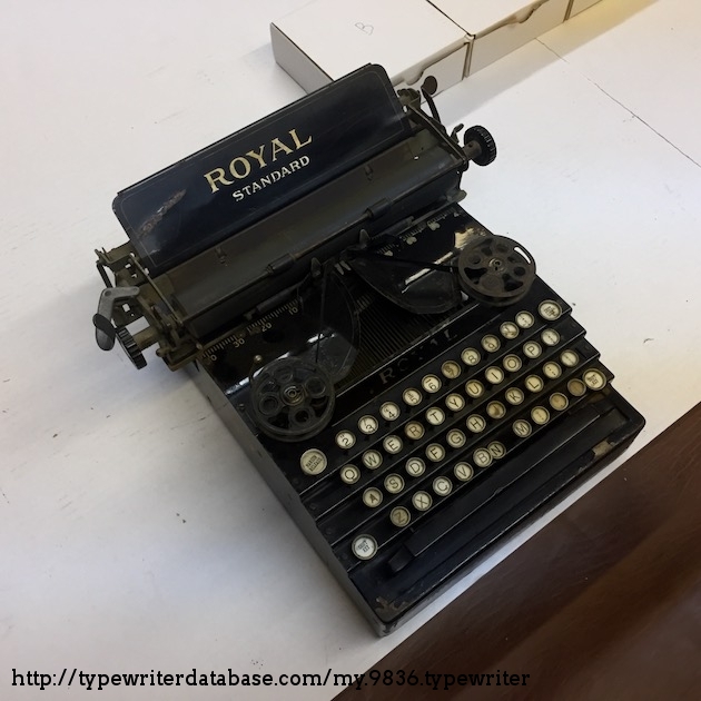 1908 Royal 1 on the Typewriter Database