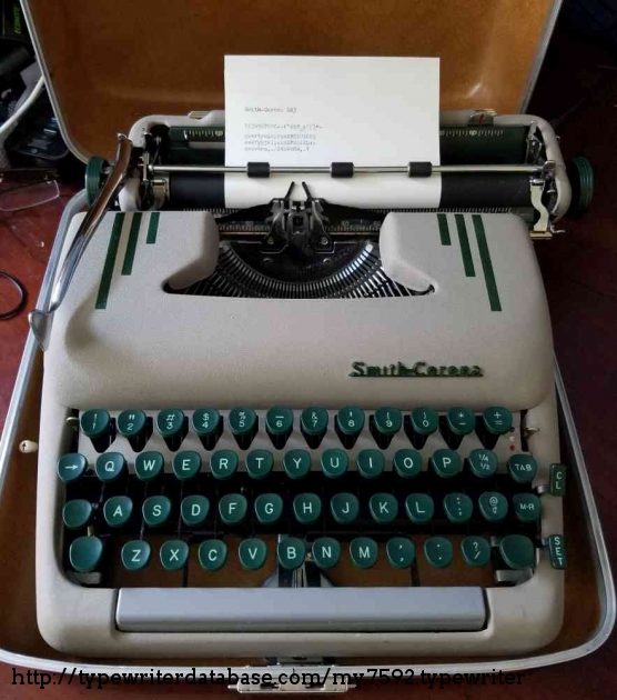 1958 Smith Corona Silent Super on the Typewriter Database