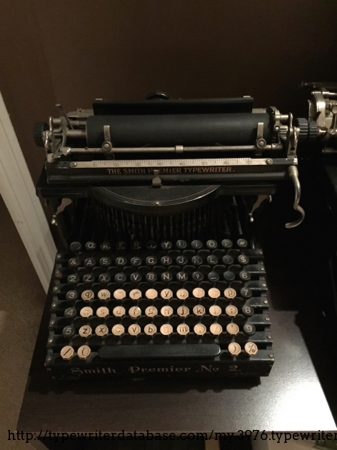 1896 Smith Premier 2 on the Typewriter Database