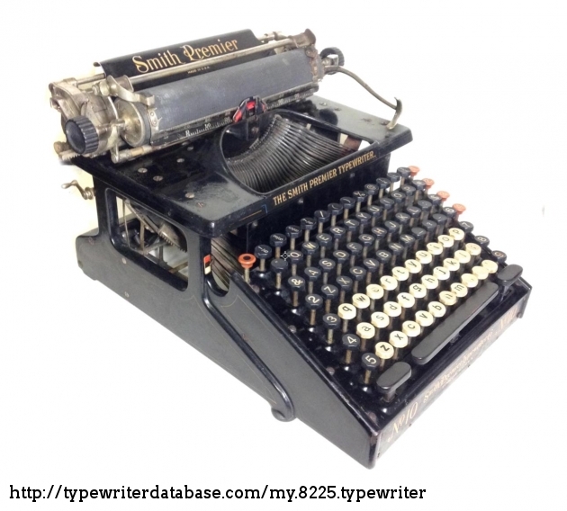 1909 Smith Premier 10 on the Typewriter Database