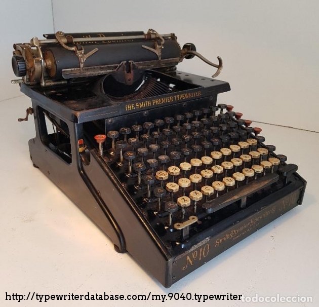 1909 Smith Premier 10 on the Typewriter Database