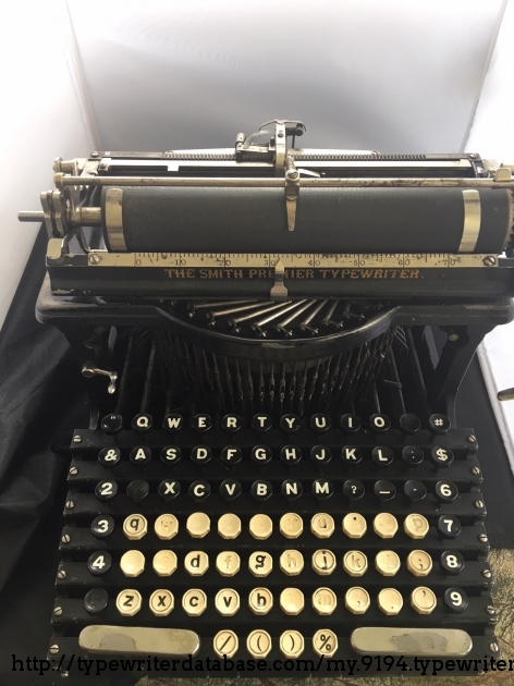 189X Smith Premier 1 on the Typewriter Database