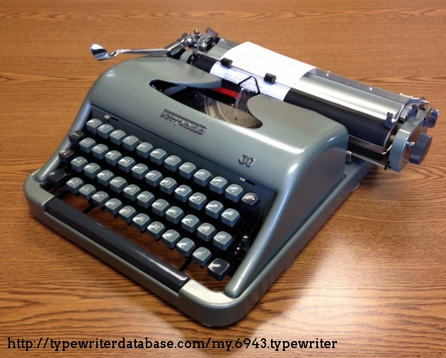 1957 Torpedo 30 on the Typewriter Database