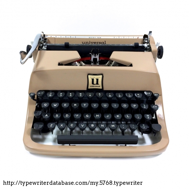 GOLDEN TOUCH Underwood universal typewriter Portable Manual Typewriter