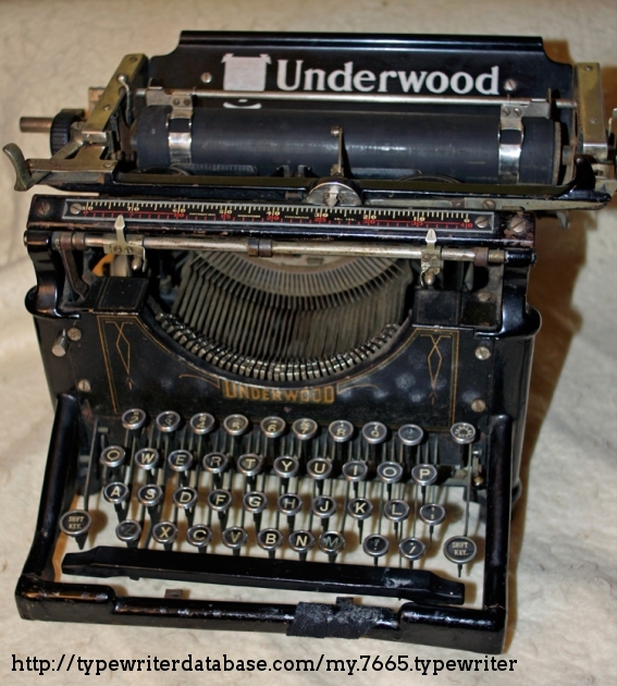 1908 Underwood 4 on the Typewriter Database