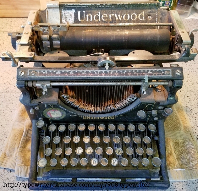 1914 Underwood 5 on the Typewriter Database