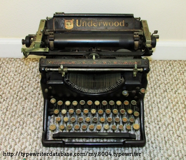 1916 Underwood 5 on the Typewriter Database