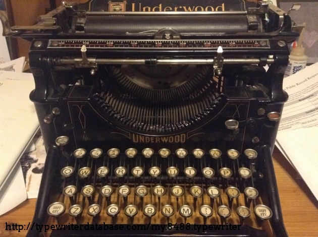 1910 Underwood 5 on the Typewriter Database